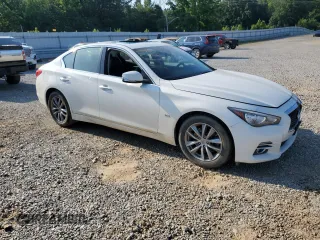 2017 Infiniti Q50 Sport with VIN JN1EV7AP7HM743063, listed as a Copart auction lot 61135995 with 47,149 mi miles and Salvage title. Bid and sale history available at DreamBid. Image 4.