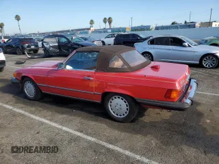 1986 Mercedes-Benz 560 with VIN WDBBA48D3GA036952, listed as a Copart auction lot 65465294 with 167,045 mi miles and Salvage Title. Bid and sale history available at carsss.com. Image 2.