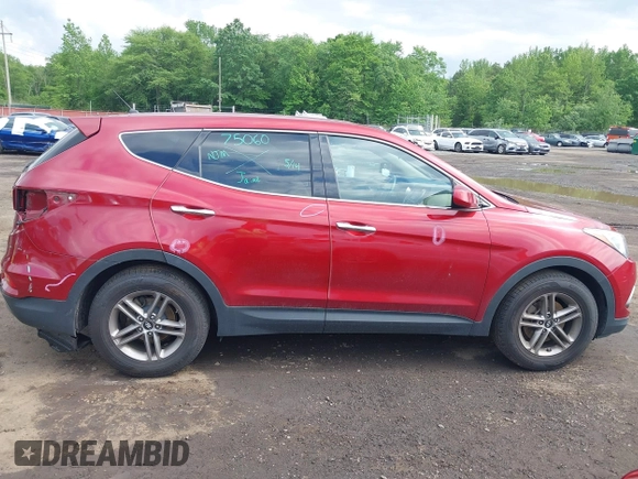 2018 Hyundai Santa Fe 2.4L with VIN 5XYZT3LB3JG541780, listed as a IAAI auction lot 42384065 with 96,754 mi miles and . Bid and sale history available at DreamBid. Image 13.