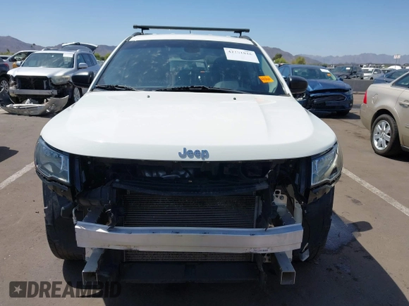 2020 Jeep Compass Sport with VIN 3C4NJCAB5LT253133, listed as a IAAI auction lot 42181816 with 76,255 mi miles and . Bid and sale history available at DreamBid. Image 13.