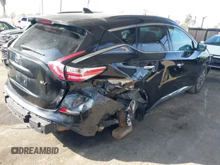 2017 Nissan Murano S z VIN 5N1AZ2MG7HN116402, wystawiony jako IAAI lot #41558286 z przebiegiem 139 829 mil mil oraz . Historia ofert i sprzedaży dostępna na DreamBid. Obrazek 4.