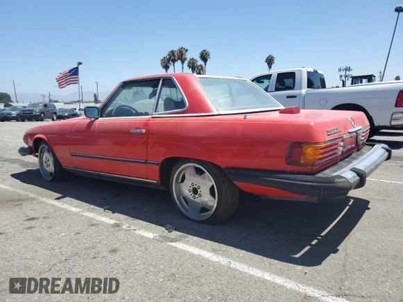 1979 Mercedes-Benz SL with VIN 10704412052399, listed as a Copart auction lot 63044135 with 162,284 mi miles and Salvage title. Bid and sale history available at DreamBid. Image 2.