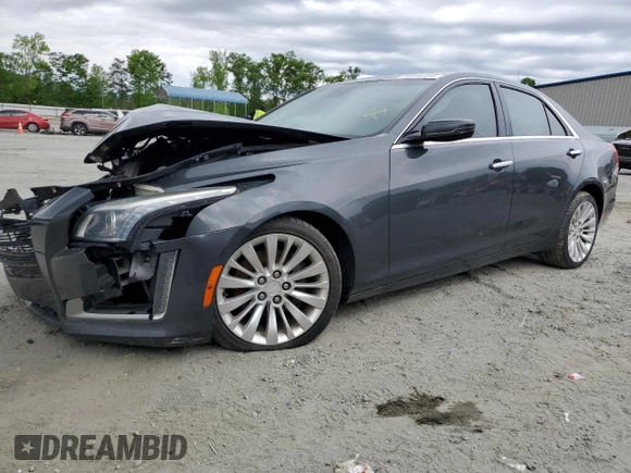 2017 Cadillac CTS Luxury RWD with VIN 1G6AR5SX9H0138300, listed as a Copart auction lot 54046495 with Not provided miles and Salvage title. Bid and sale history available at DreamBid. Image 1.