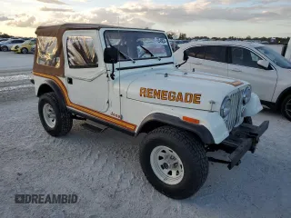 1985 Jeep CJ with VIN 1JCCE87E6FT150280, listed as a Copart auction lot 76540634 with 41,966 mi miles and Salvage Title. Bid and sale history available at carsss.com. Image 4.
