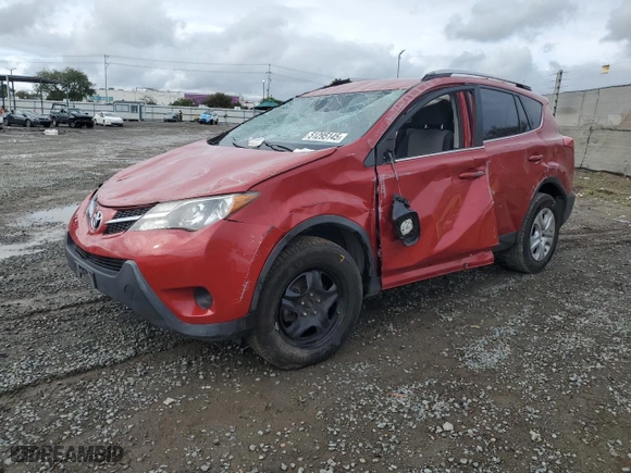 2014 Toyota RAV4 LE with VIN JTMZFREV8EJ002627, listed as a Copart auction lot 51295145 with 86,828 mi miles and Salvage Title. Bid and sale history available at carsss.com. Image 1.