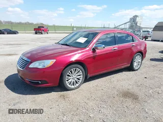 2012 Chrysler 200 Limited with VIN 1C3CCBCB0CN263369, listed as a IAAI auction lot 41988793 with 140,440 mi miles. Bid and sale history available at carsss.com. Image 2.
