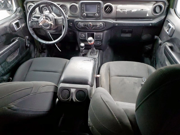 2021 Jeep Wrangler Unlimited Sport S with VIN 1C4HJXDG7MW708491, listed as a Copart auction lot 54859865 with 8,319 mi miles and Clean Title. Bid and sale history available at carsss.com. Image 8.