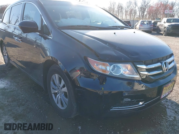 2017 Honda Odyssey SE with VIN 5FNRL5H31HB020510, listed as a IAAI auction lot 41877937 with 105,690 mi miles and . Bid and sale history available at carsss.com. Image 6.