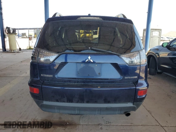 2011 Mitsubishi Outlander SE with VIN JA4AS3AW5BU032435, listed as a Copart auction lot 57163715 with 188,551 mi miles and Clean title. Bid and sale history available at DreamBid. Image 6.