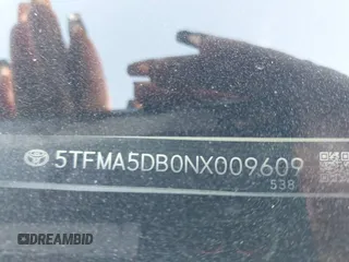 2022 Toyota Tundra 1794 Edition with VIN 5TFMA5DB0NX009609, listed as a IAAI auction lot 42063639 with 79,697 mi miles and . Bid and sale history available at DreamBid. Image 9.