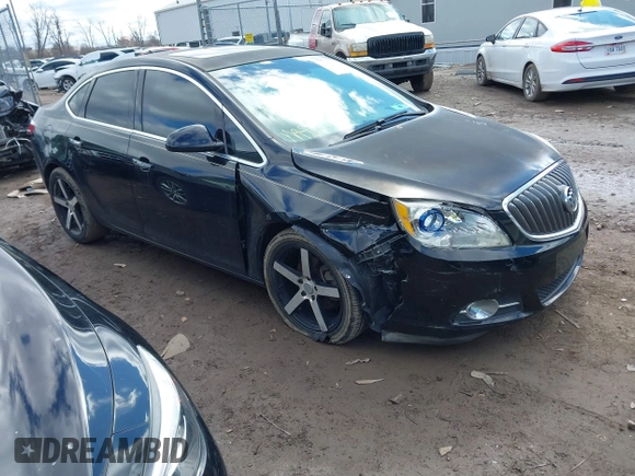 2012 Buick Verano Leather Group with VIN 1G4PS5SK9C4146880, listed as a IAAI auction lot 41741398 with 178,909 mi miles. Bid and sale history available at carsss.com. Image 1.