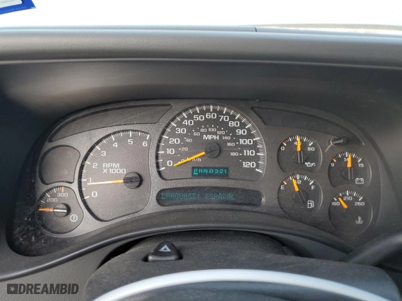 2004 Chevrolet Silverado 2500 Crew Cab LT with VIN 1GCGC23U94F127462, listed as a Copart auction lot 76271614 with NaN miles and Clean Title. Bid and sale history available at carsss.com. Image 8.