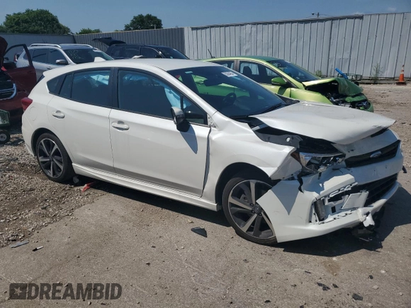 2022 Subaru Impreza Special Sports with VIN 4S3GTAJ60N1714307, listed as a Copart auction lot 63084904 with 24,555 mi miles and Salvage title. Bid and sale history available at DreamBid. Image 4.