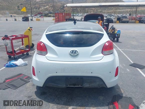 2013 Hyundai Veloster w/Black Int with VIN KMHTC6ADXDU100979, listed as a IAAI auction lot 42369224 with Not provided miles and . Bid and sale history available at DreamBid. Image 16.