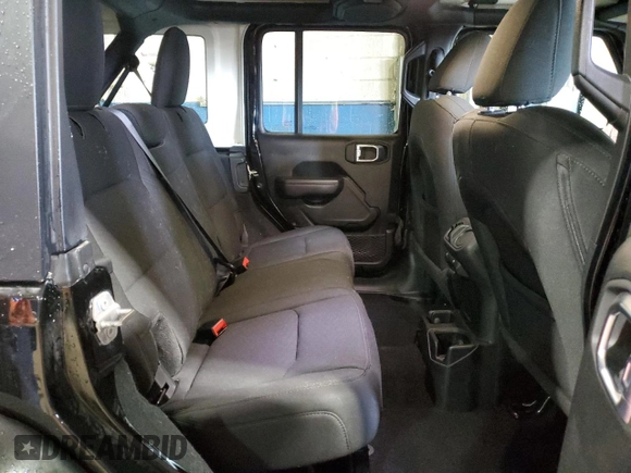 2022 Jeep Wrangler Unlimited Sport S with VIN 1C4HJXDGXNW152081, listed as a Copart auction lot 48708555 with 41,290 mi miles and Clean Title. Bid and sale history available at DreamBid. Image 11.