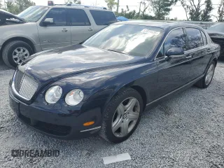 2006 Bentley Flying Spur with VIN SCBBR53W168039849, listed as a Copart auction lot 53824435 with 62,969 mi miles and Salvage Title. Bid and sale history available at DreamBid. Image 1.
