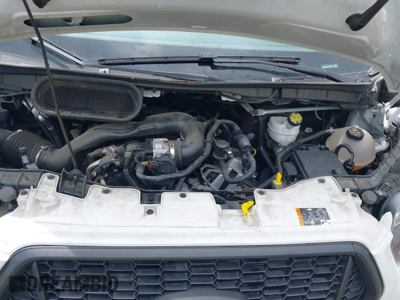 2023 Ford Transit Cargo with VIN 1FTBR2X81PKB38408, listed as a IAAI auction lot 42608271 with 28,384 mi miles and . Bid and sale history available at DreamBid. Image 10.