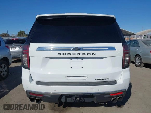 2023 Chevrolet Suburban Premier with VIN 1GNSKFKD6PR294748, listed as a IAAI auction lot 41407130 with 44,783 mi miles and . Bid and sale history available at DreamBid. Image 16.
