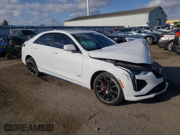 2021 Cadillac CT4 V-Series z VIN 1G6DH5RL4M0133177, wystawiony jako Copart lot #81826884 z przebiegiem 66 328 mil mil oraz Szkoda całkowita • Salvage title. Historia ofert i sprzedaży dostępna na DreamBid. Obrazek 4.