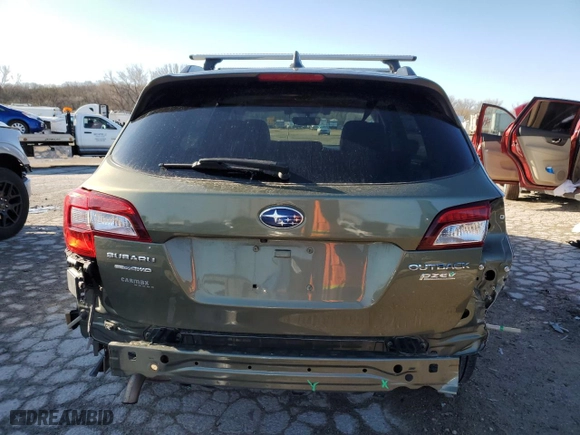 2017 Subaru Outback Touring with VIN 4S4BSATC5H3367447, listed as a Copart auction lot 49508725 with 80,477 mi miles and Salvage Title. Bid and sale history available at carsss.com. Image 6.