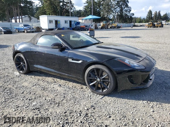 2014 Jaguar F-Type S with VIN SAJWA6FC3E8K05527, listed as a Copart auction lot 72616144 with 58,028 mi miles and Salvage Title. Bid and sale history available at DreamBid. Image 4.