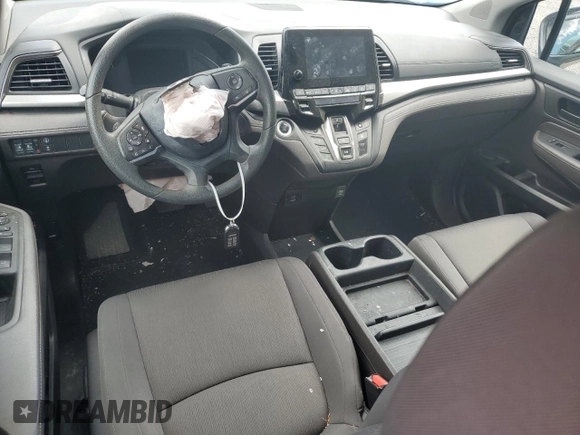 2022 Honda Odyssey EX with VIN 5FNRL6H53NB017028, listed as a Copart auction lot 53077075 with Not Provided miles and Salvage Title. Bid and sale history available at DreamBid. Image 8.