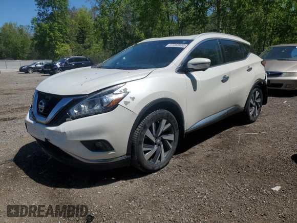 2017 Nissan Murano SL z VIN 5N1AZ2MH0HN161870, wystawiony jako Copart lot #57283935 z przebiegiem 206 302 mil mil oraz Czysty tytuł • Clean title. Historia ofert i sprzedaży dostępna na DreamBid. Obrazek 1.