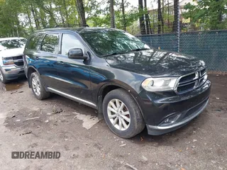 2014 Dodge Durango SXT with VIN 1C4RDJAG0EC972801, listed as a IAAI auction lot 42754686 with 210,458 mi miles and . Bid and sale history available at DreamBid. Image 1.