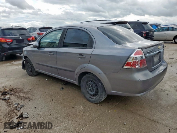 2010 Chevrolet Aveo 1LT with VIN KL1TD5DE9AB116993, listed as a Copart auction lot 55531645 with 167,857 mi miles and Salvage Title. Bid and sale history available at DreamBid. Image 2.