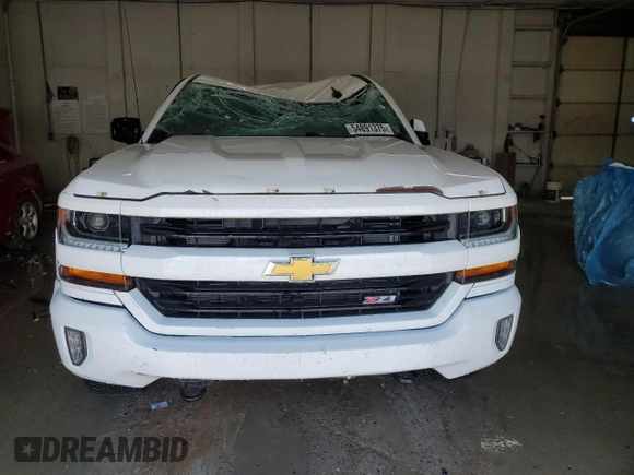 2017 Chevrolet Silverado 1500 LT with VIN 3GCUKREC2HG486076, listed as a Copart auction lot 54891375 with 110,103 mi miles and Salvage Title. Bid and sale history available at DreamBid. Image 5.