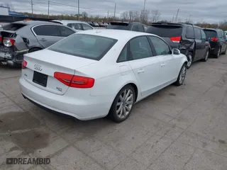 2013 Audi A4 Premium Plus with VIN WAUFFAFL0DN027172, listed as a IAAI auction lot 41996893 with 231,809 mi miles. Bid and sale history available at carsss.com. Image 4.