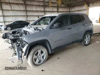 2023 Jeep Compass Sport с VIN 3C4NJDANXPT557094, выставлен на аукционе Copart как лот 84733764 с пробегом Не указан миль и Списание • Salvage title. История ставок и продаж доступна на DreamBid. Изображение 1.