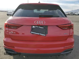 2022 Audi Q3 S line Premium with VIN WA1DECF33N1150413, listed as a Copart auction lot 43773895 with 43,800 mi miles and Salvage Title. Bid and sale history available at DreamBid. Image 6.