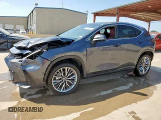 2024 Lexus NX 350h Luxury z VIN JTJHKCEZ4R2033684, wystawiony jako Copart lot #65289345 z przebiegiem 19 246 mil mil oraz Czysty tytuł • Clean title. Historia ofert i sprzedaży dostępna na DreamBid. Obrazek 1.
