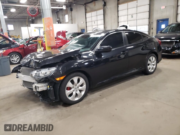 2020 Honda Civic Sedan LX with VIN 19XFC2F64LE031045, listed as a Copart auction lot 54589445 with 58,692 mi miles and Salvage Title. Bid and sale history available at carsss.com. Image 1.