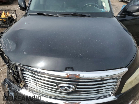 2012 Infiniti QX56 7-passenger z VIN JN8AZ2NE6C9020963, wystawiony jako Copart lot #58392675 z przebiegiem 256 752 mil mil oraz Szkoda całkowita • Salvage title. Historia ofert i sprzedaży dostępna na DreamBid. Obrazek 12.