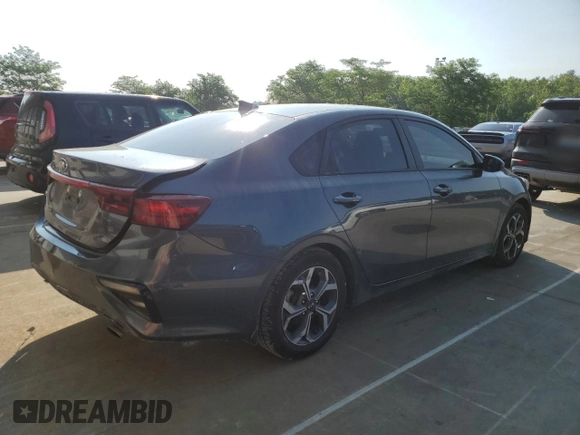 2021 Kia Forte LXS with VIN 3KPF24AD4ME363556, listed as a Copart auction lot 58812105 with 72,407 mi miles and Salvage title. Bid and sale history available at DreamBid. Image 3.