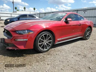 2021 Ford Mustang EcoBoost with VIN 1FA6P8TH6M5146603, listed as a Copart auction lot 74628684 with 77,153 mi miles and Clean Title. Bid and sale history available at carsss.com. Image 1.