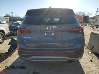 2022 Hyundai Santa Fe SE with VIN 5NMS1DAJ4NH408545, listed as a Copart auction lot 42714235 with 29,082 mi miles and Salvage Title. Bid and sale history available at carsss.com. Image 6.