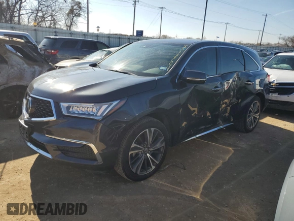 2019 Acura MDX Technology z VIN 5J8YD3H5XKL005816, wystawiony jako Copart lot #85987664 z przebiegiem 99 354 mil mil oraz Szkoda całkowita • Salvage title. Historia ofert i sprzedaży dostępna na DreamBid. Obrazek 1.