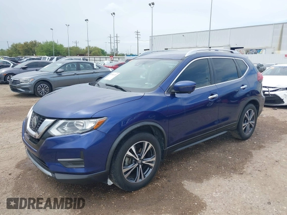 2019 Nissan Rogue SV with VIN JN8AT2MT8KW256290, listed as a IAAI auction lot 41901713 with 63,432 mi miles. Bid and sale history available at carsss.com. Image 2.