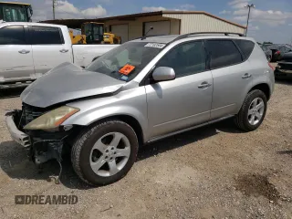 2003 Nissan Murano SL with VIN JN8AZ08T83W100636, listed as a Copart auction lot 72192504 with Not Provided miles and Salvage Title. Bid and sale history available at DreamBid. Image 1.