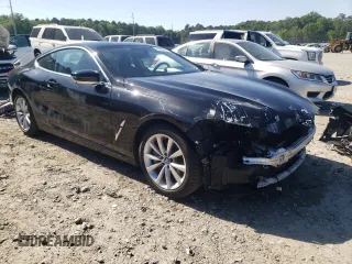 2020 BMW 8 Series 840i with VIN WBAAE4C03LBP64004, listed as a Copart auction lot 48165253 with 32,375 mi miles. Bid and sale history available at carsss.com. Image 4.