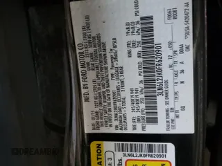 2015 Lincoln MKZ с VIN 3LN6L2JK0FR620901, выставлен на аукционе Copart как лот 41845345 с пробегом 117 053 миль миль и Списание • Salvage title. История ставок и продаж доступна на DreamBid. Изображение 14.