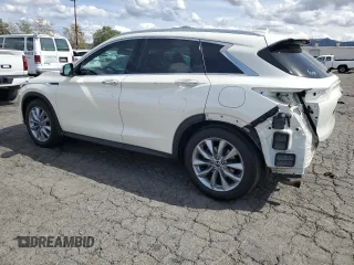 2019 Infiniti QX50 LUXE with VIN 3PCAJ5M19KF133426, listed as a Copart auction lot 50993375 with 60,799 mi miles and Salvage Title. Bid and sale history available at carsss.com. Image 2.