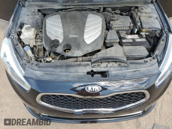 2015 Kia Cadenza Premium with VIN KNALN4D75F5174426, listed as a Copart auction lot 65013104 with 204,459 mi miles and Clean Title. Bid and sale history available at carsss.com. Image 11.