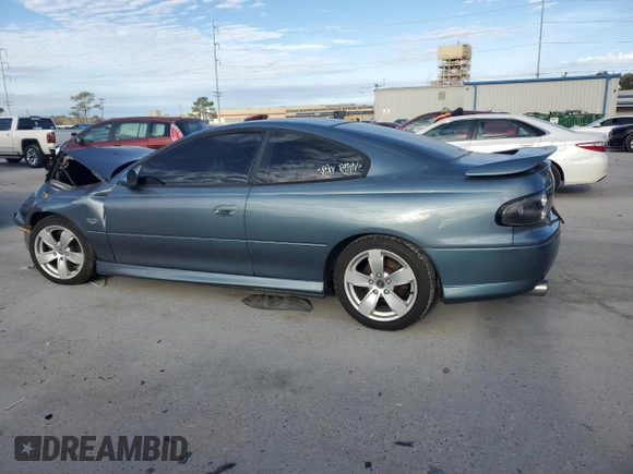 2005 Pontiac GTO with VIN 6G2VX12U75L457697, listed as a Copart auction lot 84683564 with 57,504 mi miles and Salvage Title. Bid and sale history available at carsss.com. Image 2.