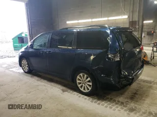 2011 Toyota Sienna LE with VIN 5TDJK3DC7BS016720, listed as a Copart auction lot 52746125 with 117,617 mi miles and Salvage Title. Bid and sale history available at carsss.com. Image 2.
