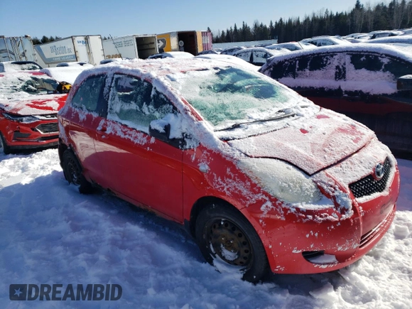 2008 Toyota Yaris with VIN JTDJT923885203983, listed as a Copart auction lot 46039865 with 235,343 mi miles and Non Repairable. Bid and sale history available at DreamBid. Image 4.