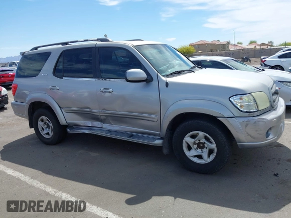 2002 Toyota Sequoia SR5 with VIN 5TDZT34A32S113234, listed as a IAAI auction lot 42086627 with 282,821 mi miles and . Bid and sale history available at carsss.com. Image 6.